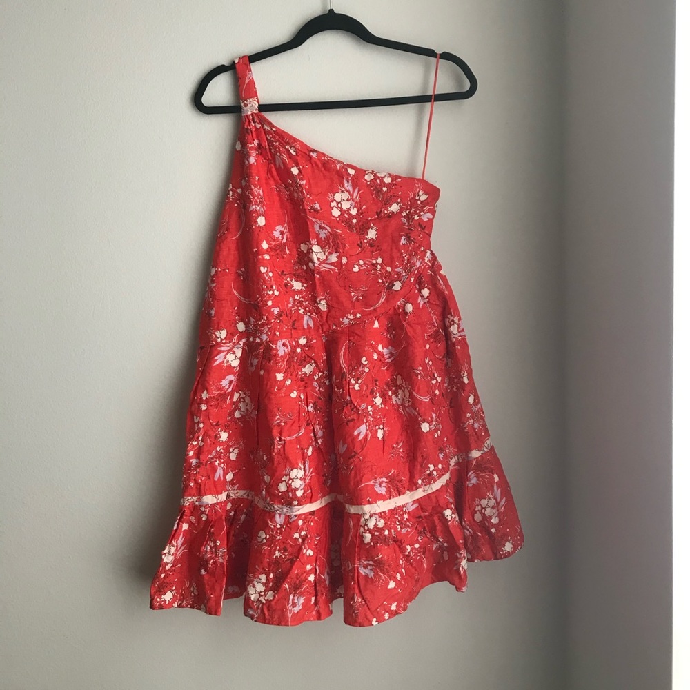 Free People One-Shoulder Mini Dress